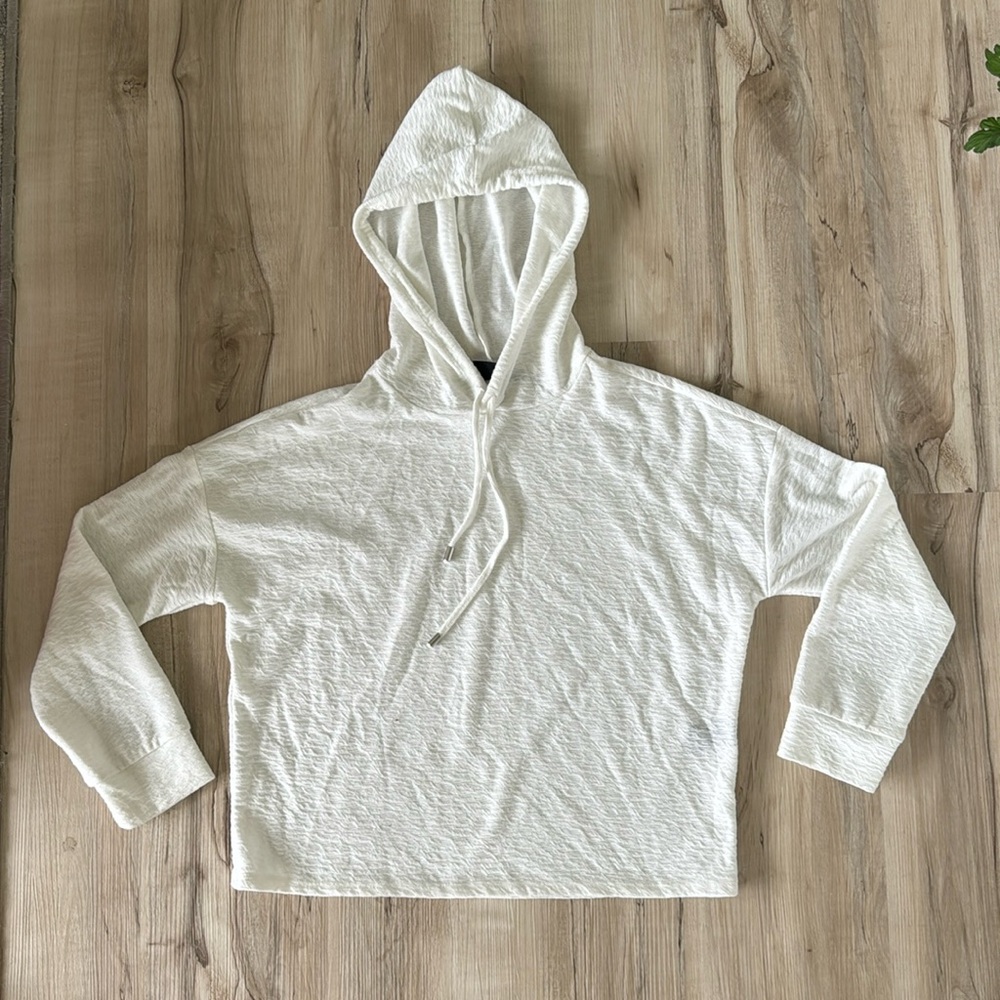 Devotion by Cyrus White Pull Over Hoodie
